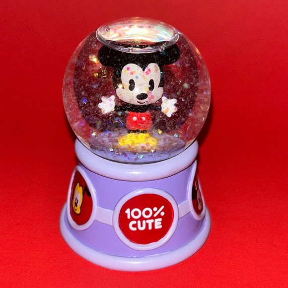 Disney Other - Adorable Mickey Mouse Miniature Snow Globe Cute Disney World Decor Sparkly‎